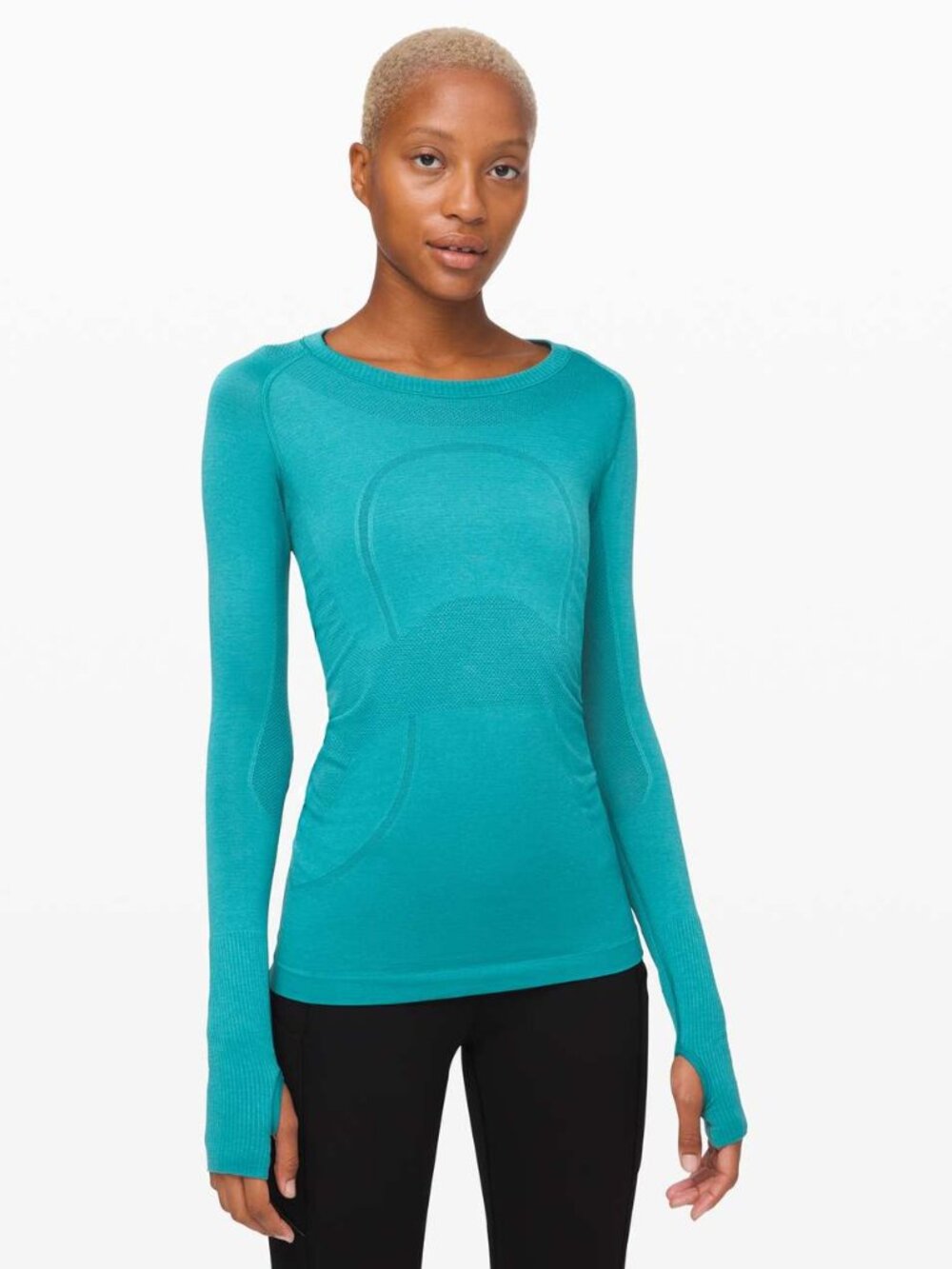 Lululemon Women's Swiftly Tech Long Sleeve Crew - Tuquoise